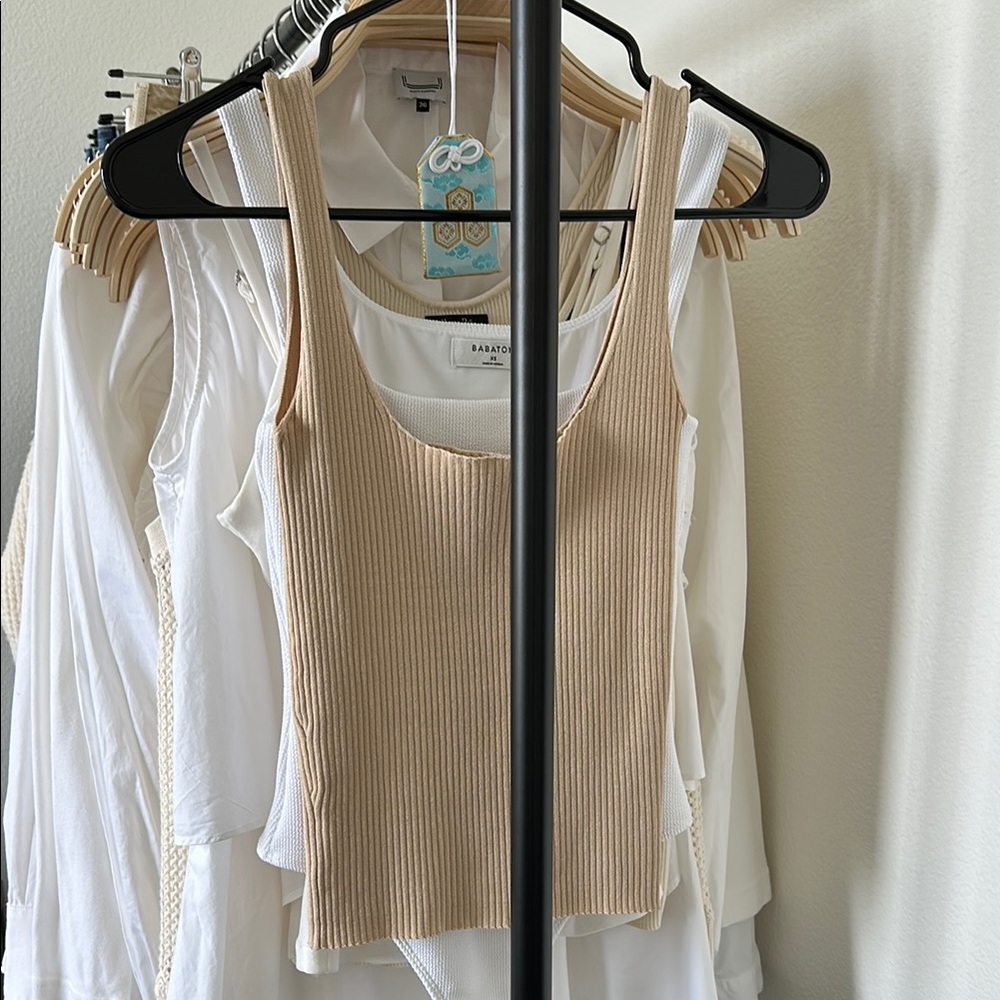 Sandro Ribbed Knit Tank